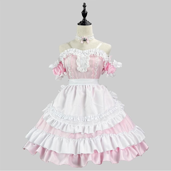 Nopea Toimitus Naisten Makeat Lolita-Mekko Victorian Hihaton Prinsessa Cosplay-Puvut Kotimekot XXXL