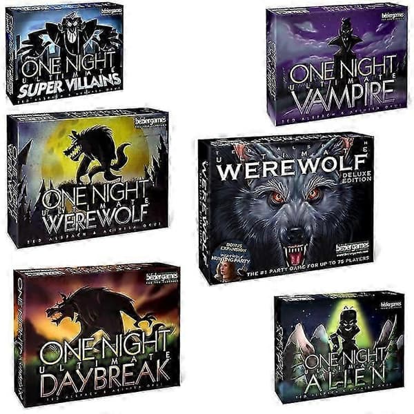Brädspel One Night Ultimate Werewolf, engelsk version Breaking Dawn