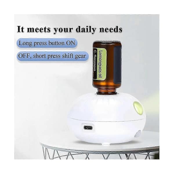 Mini duftspreder aromaterapimaskine automatisk induktion bærbar sød til diffuser USB White