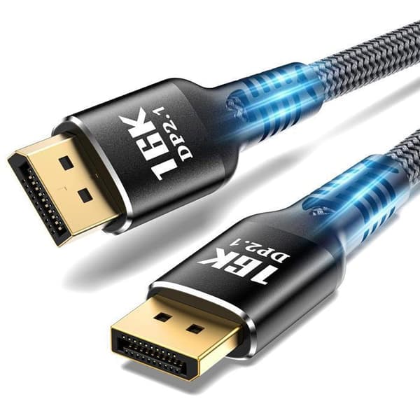 DisplayPort 2.1-kabel - OTBACT - 1,5m - 16K@60Hz - G-Sync - Free-Sync
