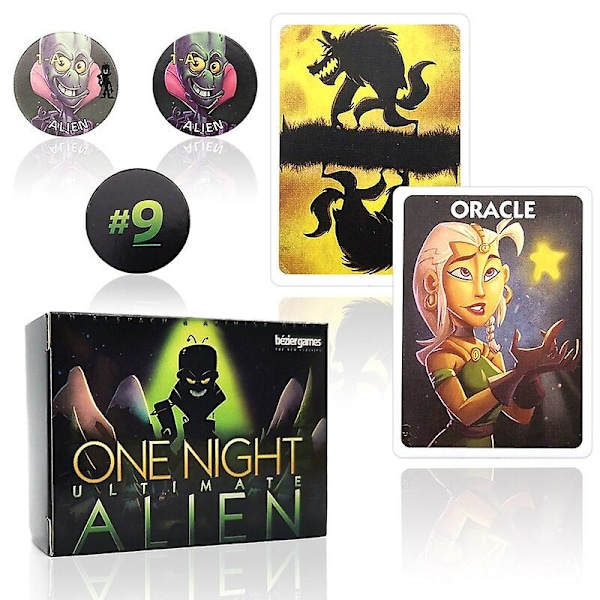 2023 Brädspel One Night Ultimate Werewolf Daybreak Vampire Alien Super Vallian Bonusroller Party Hemmaspel Kort