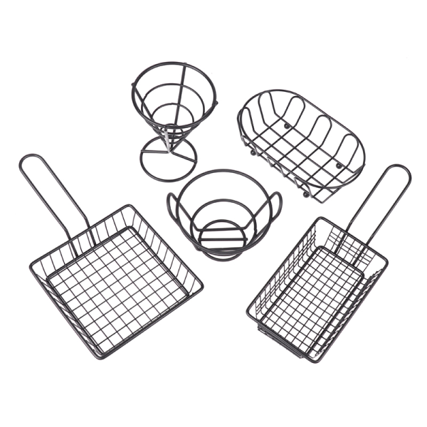 1 stk. Mini Frituregryde Korg Mesh Rustfrit Stål Fri A