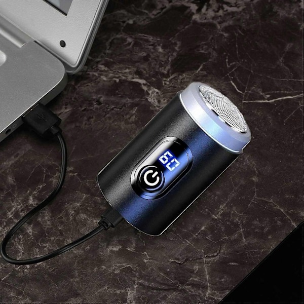 Sopami Mini Elektrisk Skraber, Ny Hurtig Opladning Digital Display Mini Skraber - Perfekt Aluminum alloy