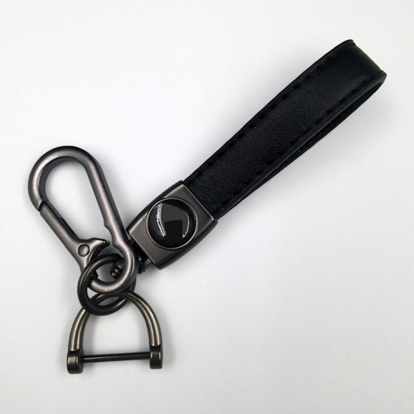Personoitu metallinen auton avaimenperä logolla - Nahkainen avaimenperä miehille Ei logoa Musta labradorinnoutaja Ei logoa Musta lab Ei logoa musta lab No logo black label Gunmetal Hardware