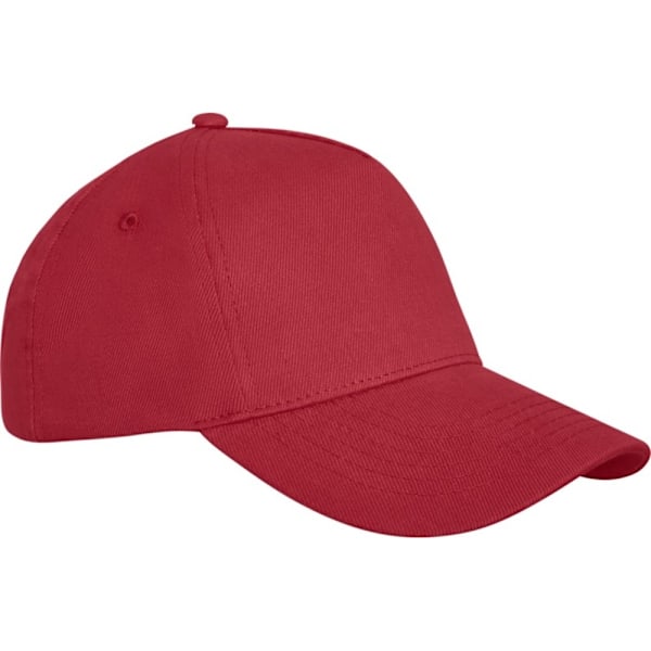 Elevate Unisex Voksen Doyle 5-Panel Kasket Størrelse One Rød Rød Red One Size