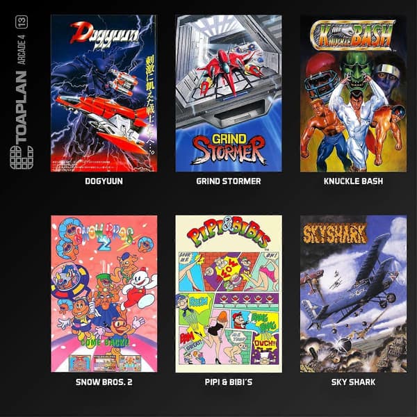 Evercade Toaplan Arcade 4 kassettspel