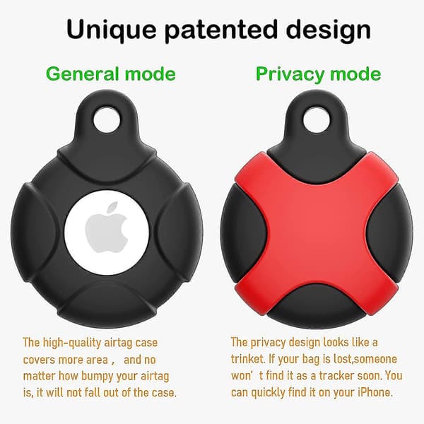 Pakke silikoneetui til Apple AirTag