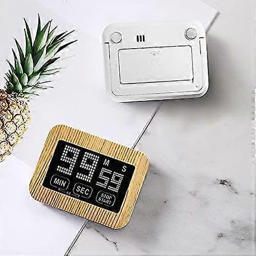 Køkkentimer, touchskærm, LCD digital, magnet