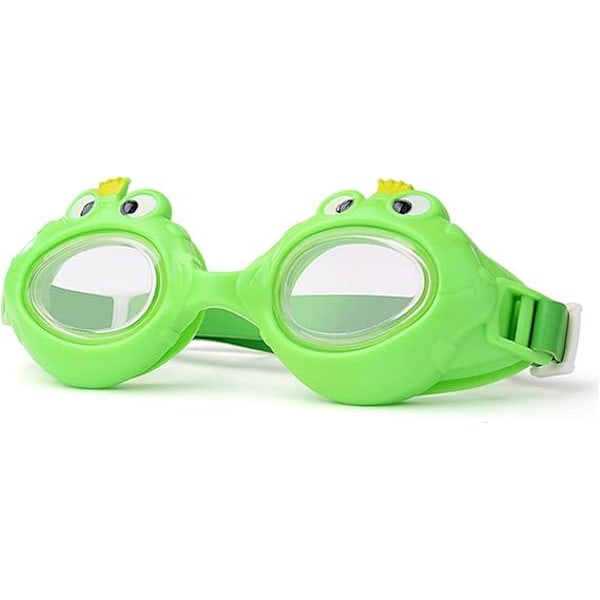 Anti-UV Cartoon Swimming Goggles for Kids, Anti-fog Kids Goggles for Boys and Girls Age 6-14 Years, Green