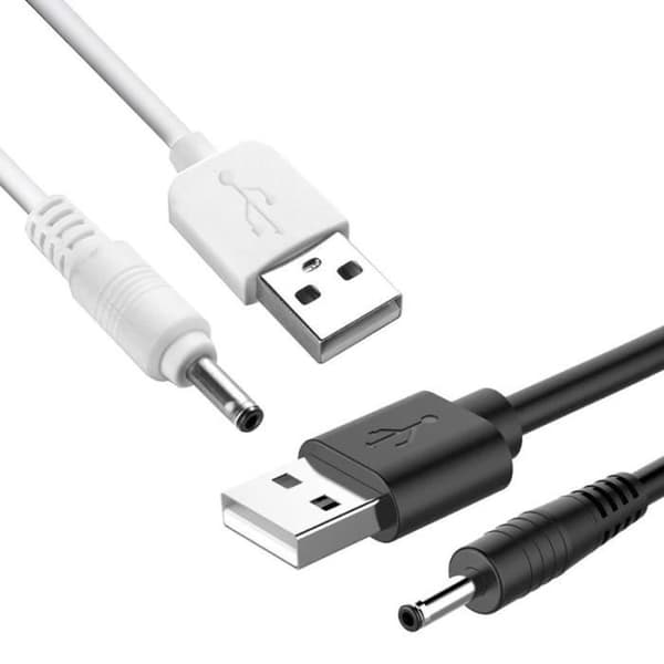 Hvid - USB til DC 3.5V opladerkabel, erstatningsopladerledning til Foreo Luna-Luna 2-Mini