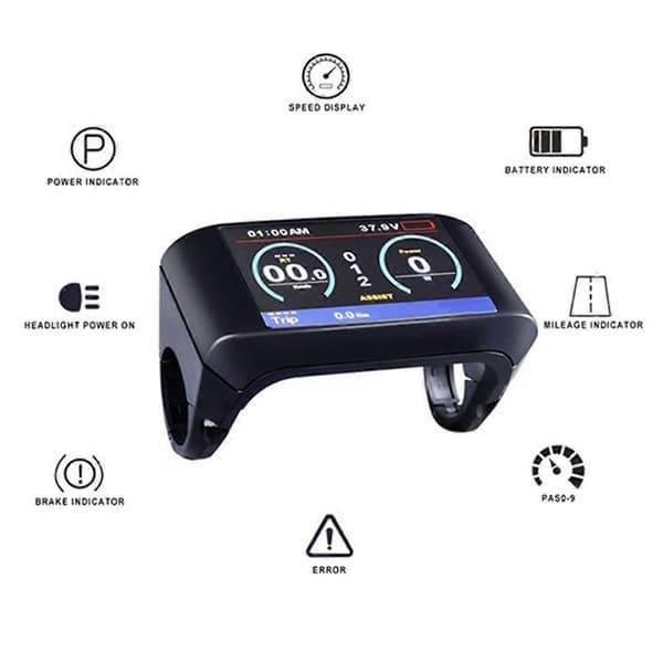 Färgdisplay 750C för mittmotor för BBS01, BBS02B, BBS03