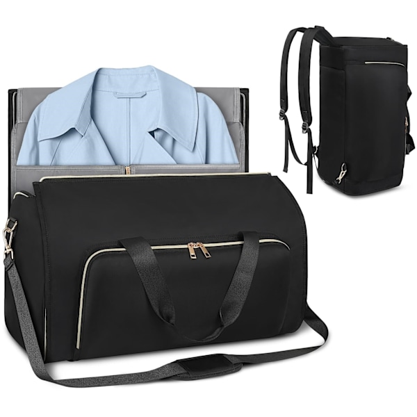 Suitcase for clothes, convertible suitcase with removable hanging suit bag