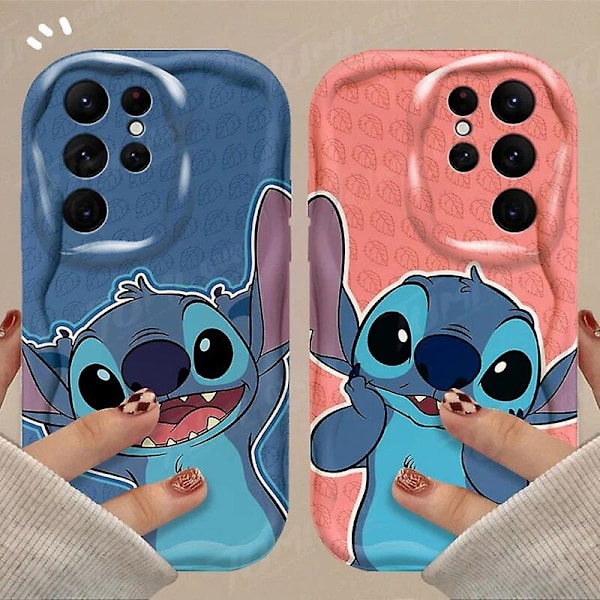 Cartoon Disney Stitch 3D Wave Case för Samsung Galaxy A54 A34 A14 A24 A13 A23 A33 A53 A73 A15 A05 A05S Mjukt Silikonfodral Funda 1 Galaxy A05S