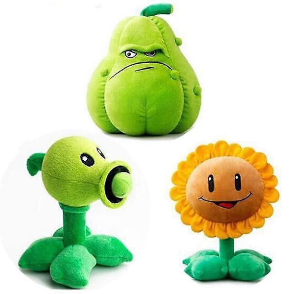 1 st 30 cm Plants vs Zombies Plyschleksaker Pvz Ärtskjutare Solros Squash Mjuka Gosedjur Dockor För Barn Presenter