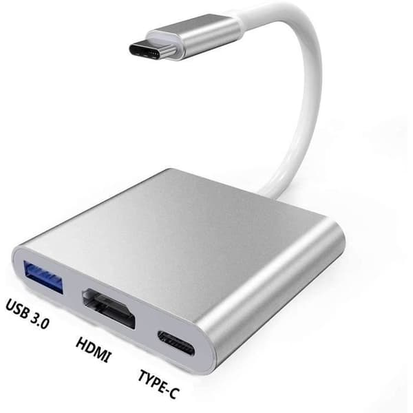 USB-C–HDMI-sovitin – Yleinen – 4K – USB 3.0 – PD-lataus – Alumiini