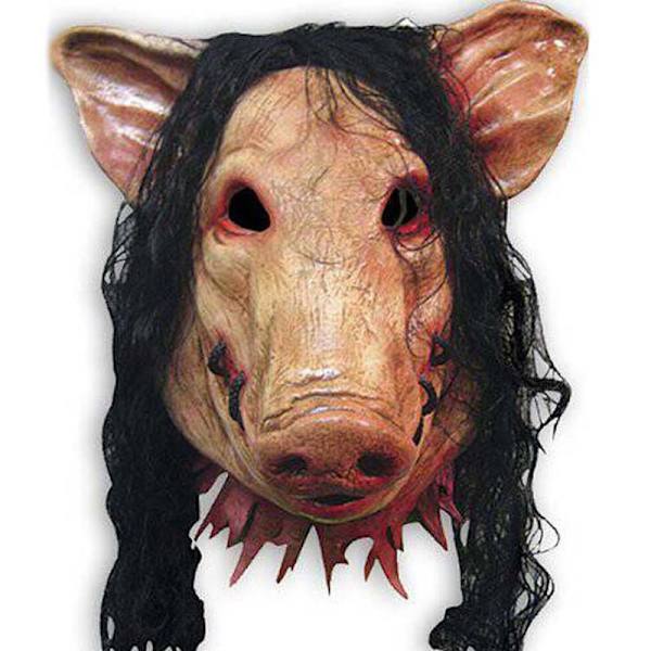 Sjov dyremask med hår Halloween Cosplay Scary Latex Mask Kostumefest none