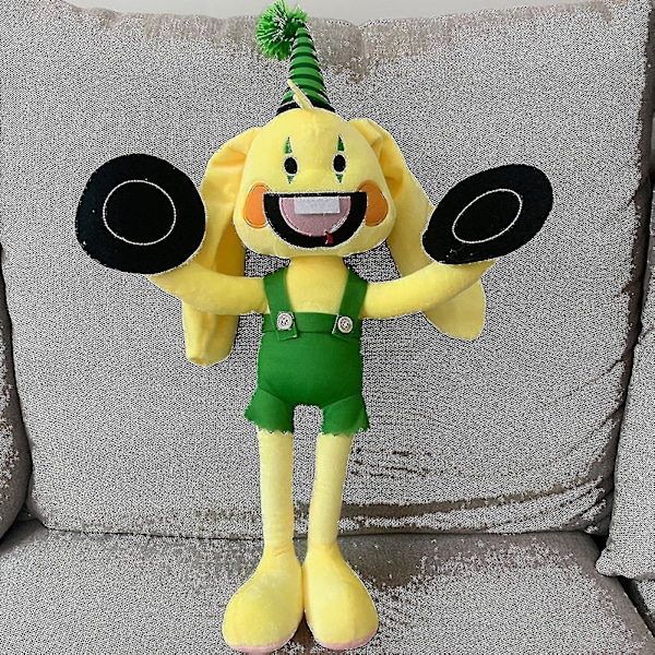 2023-(Bunzo Bunny) 40cm Bunzo Bunny Plysjleketøy | Poppy Playtime Gul Kanin Dukke Barnegaver-1 Stk