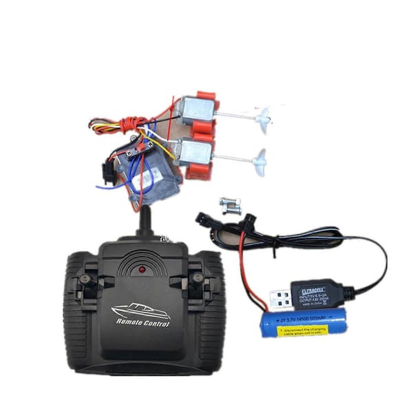 RC Båd Model Bådsæt Aksel+fatning+motor+propel+controller+modtager Sæt Fg 65mm