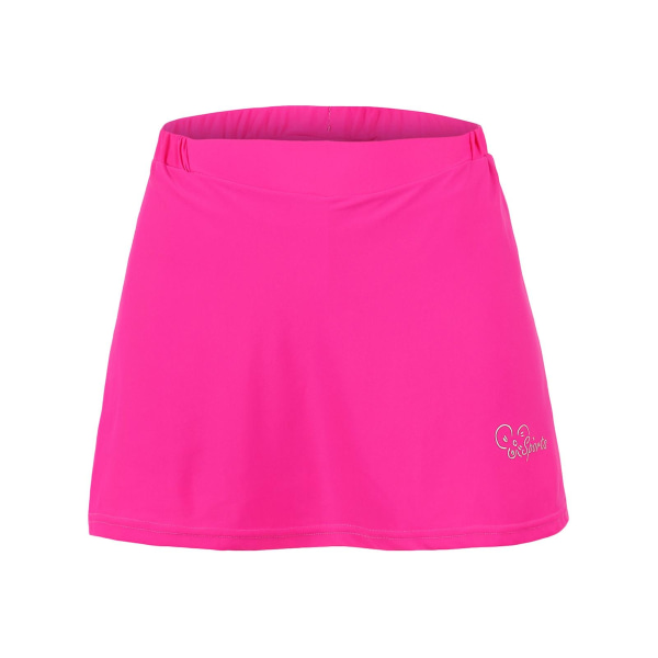 Kaesi Cykelshorts kjol Hög elasticitet Stötsäker Andas Print Yoga Shorts Kjol för träning Pink 2XL