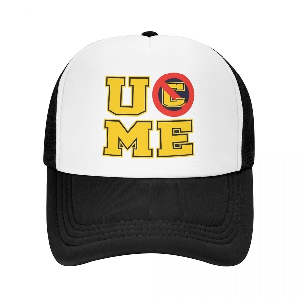 Klassisk Wwe John Cena U Cant See Me Trucker Hat Kvinnor Män Personlig justerbar unisex keps utomhus Trucker Hat Trucker Hat White