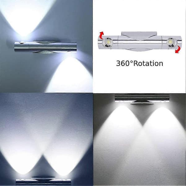 Moderne væglamper 360 rotation LED