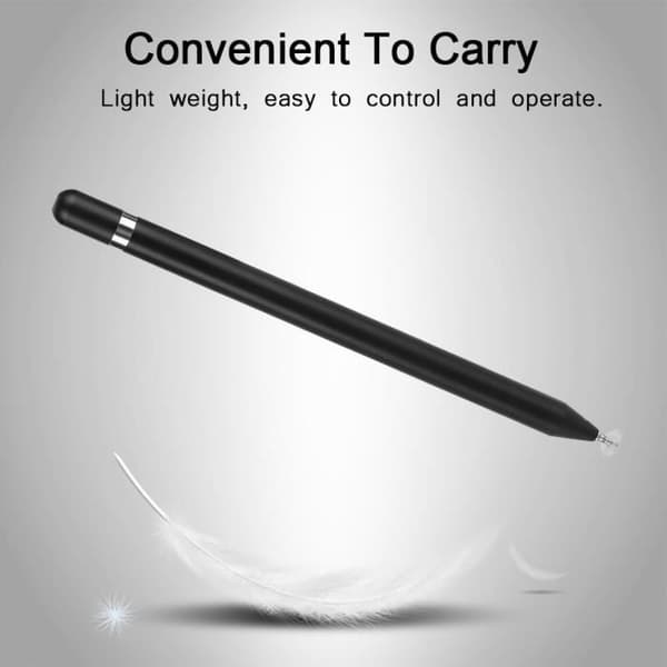 ZJCHAO Touchscreen Stylus Pen med kapacitiv touchskærm til Android/iOS/Windows Phone/iPad-tablets (sort)