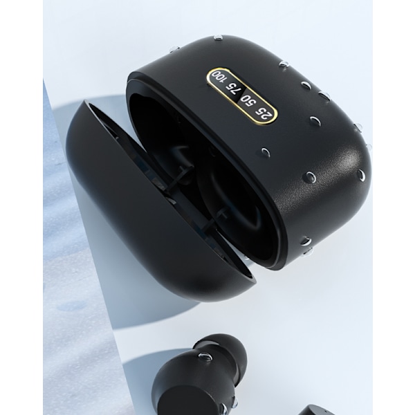 Bluetooth trådløse hodetelefoner, in-ear hodetelefoner, sportshodetelefoner black