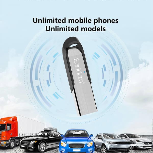 EARLDOM M73 USB Bluetooth Adapter Trådløs Lydmodtager Bil Bluetooth Musik Navigation Modtager