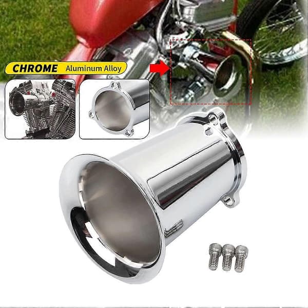Velocity Stack CV forgasser luftinntaksrenser for Harley Touring Softail Chrome-plated silver