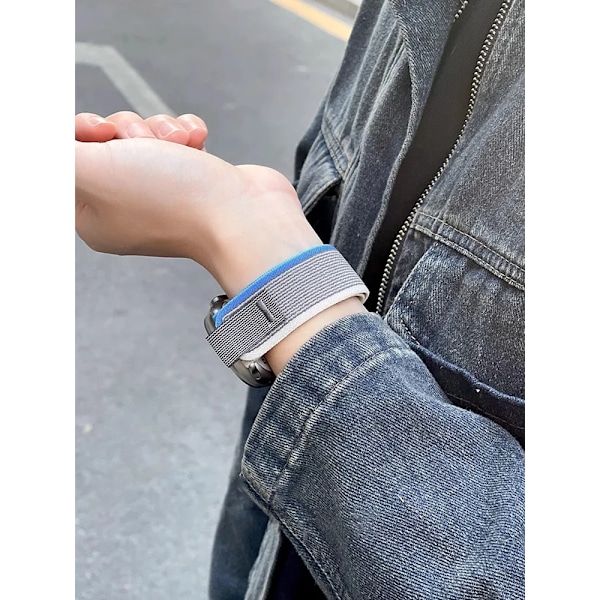 Trail rem til Apple Watch Ultra 2 remme 49mm 44mm 45mm 40mm 41mm 38mm 42mm 45 44mm armbånd iWatch serie 8 9 7 6 5 3 se NY Midnight NY Midnight NEW Midnight 42 44 45 49mm