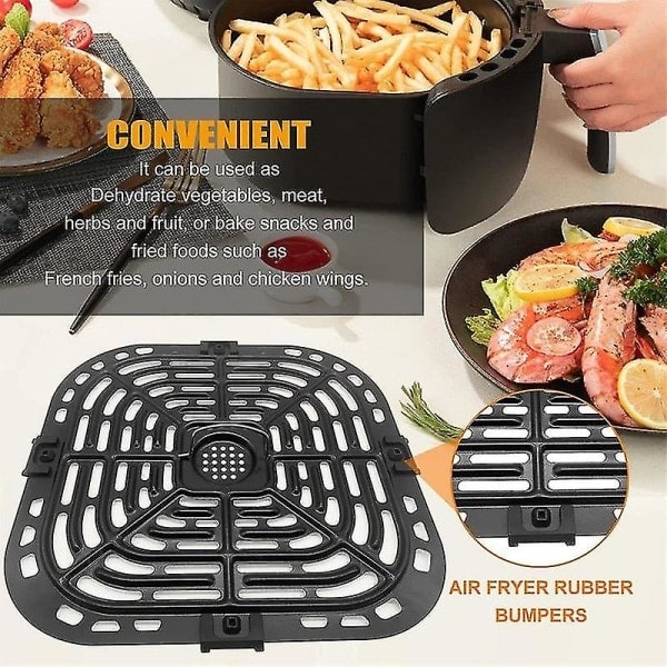 Ilmakypsennin Korvikegrillin Ristinen Instant Vortex Plus 6qt Ilmakypsennin Ilmakypsennin Osien Crisper-levy Paistotarvikkeet
