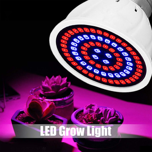 E14 växtlampa, fullspektrum LED-växtlampa med UV och IR för inomhusväxter, grönsaksodling, blomsterträdgård, växthus, suckulenter