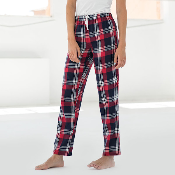 Ternet loungebukser til damer/kvinder rød/navy tern rød/navy tern Red/Navy Check M