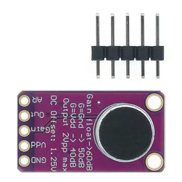 MAX9814 Mikrofonforsterkermodul