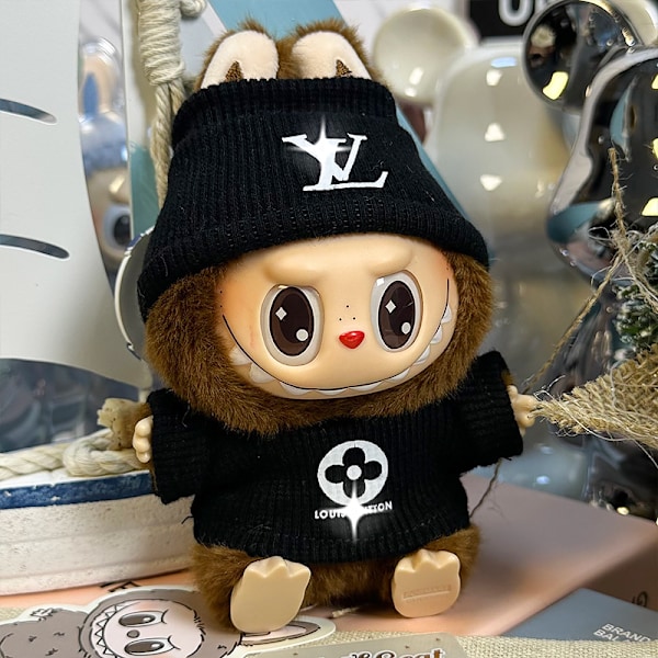 Labubu siddende festdukke tøj, til første og anden generations blind boxes, Labubu dukketøj, Labubu tøj 7
