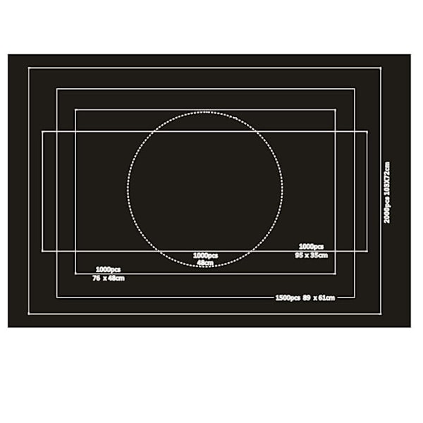 13-delars utbytbart stickset, rundstickor med 2,75 mm-10 mm