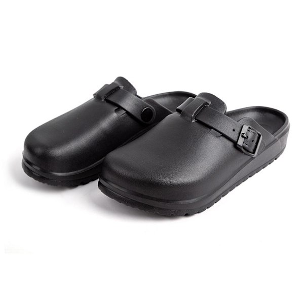 EVA-skumtofflor Svarta Black Svart