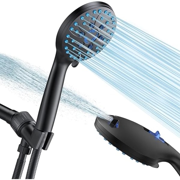 High pressure shower heads with spray, handheld shower head with hose, built-in shower head