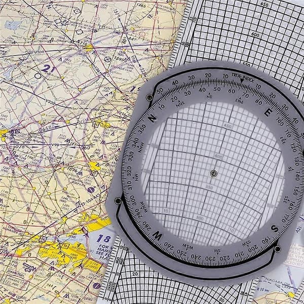 E6B Flyvecomputer Luftfartsplotter Cirkulær Regnestok Brugt i Luftfartsflyvetræning Pilottra