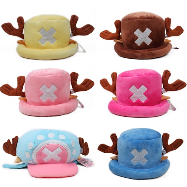 Vinter Plysj Varm Lue Søt Tegneserie Tony Tony Chopper Form Julegaver til Kvinner og Jenter B