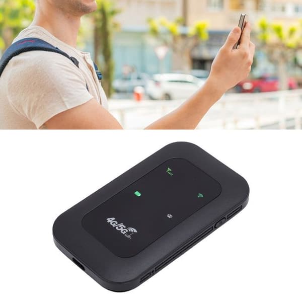 4G 5G WiFi Hotspot stöder 10 anslutna enheter. LTE mobil router. Datorspelare.