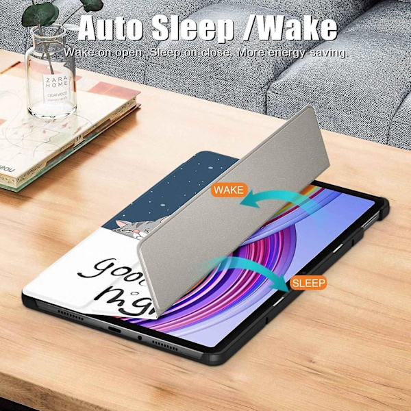 Målat läder smart fodral för Xiaomi Redmi Pad Pro 12.1 Multicolor