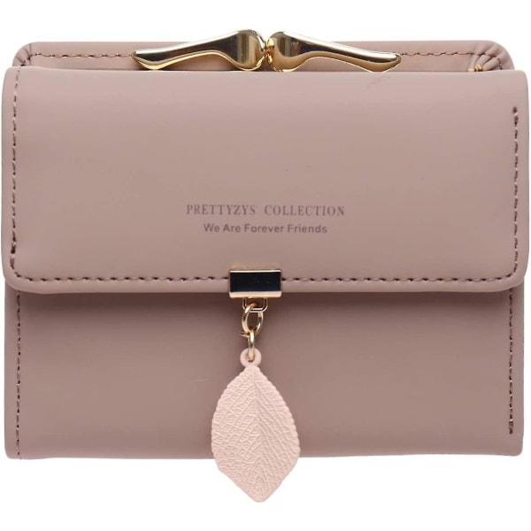 Piger Damer Lille Clutch Læder Taske Kortholder Tegnebog (z-lotus Pink) Z-lotus Pink -