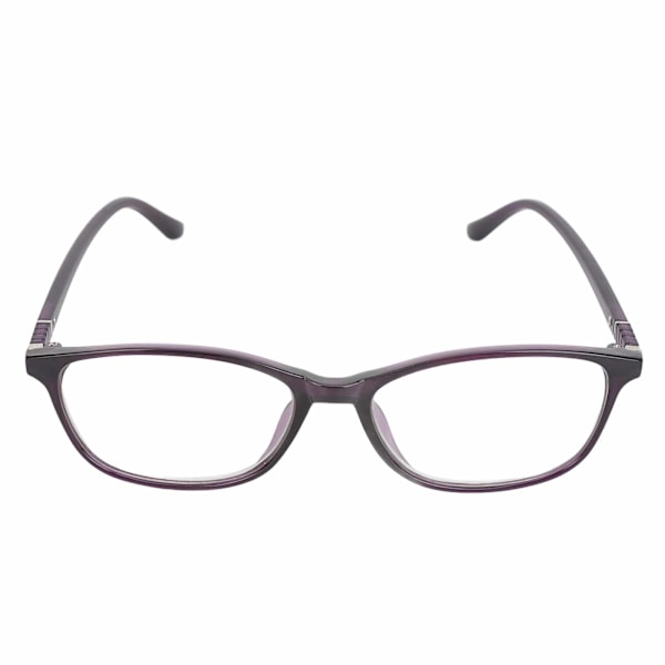 Monitehokiset progressiiviset lukulasit miehille ja naisille Säädettävä Estä silmien rasitusta Anti Blue Ray -lasit Säilytyslaatikolla +150 Violetti kehys