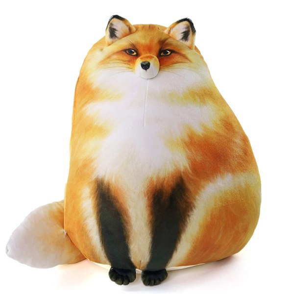 Bedårande Pallas Cat Plyschkudde - Den perfekta kawaii-kudden för djurälskare! Jul, Thanksgiving, Nyår, Alla hjärtans dag-present (Räv 30*35cm)