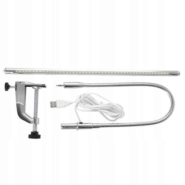 Varjoton LED-kosmeettinen lamppu klipsillä