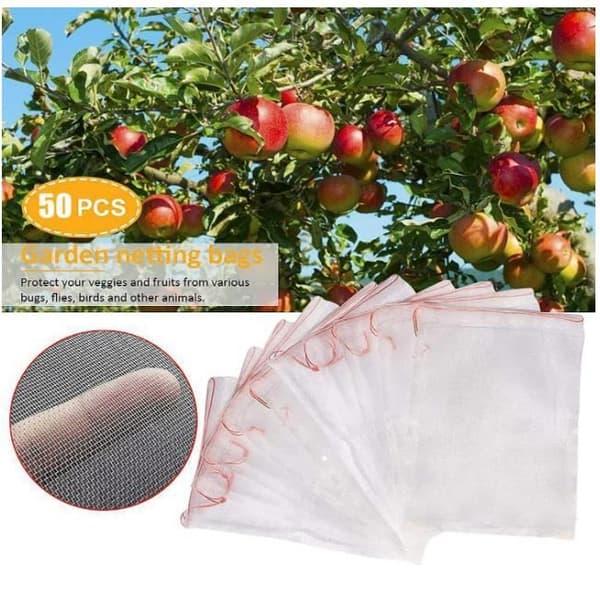 Fruktskyddspåse - GOBRO - 25*15cm - Vit - Nylon