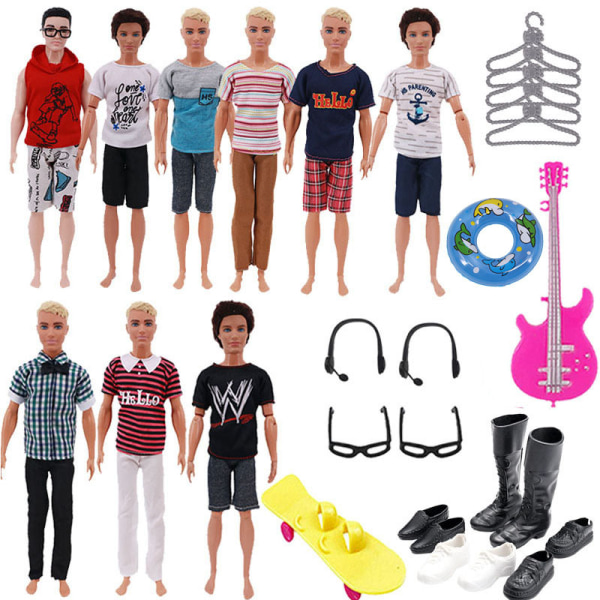 30 pieces 27-29cm boy doll toys Barbie doll accessories