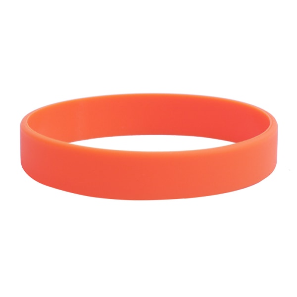 Partihandel Silikongummi Armband flexibel handledsmanschett Br Orange