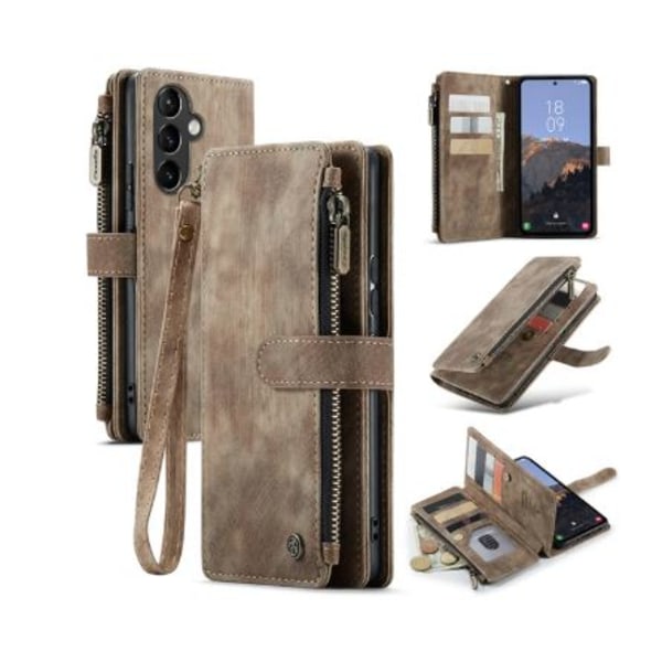 Caseme c30 -kotelo iPhone 13 -puhelimelle, ruskea ruskea brown